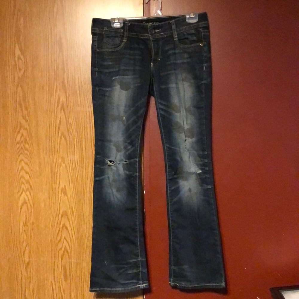 Decree boot cut jeans.